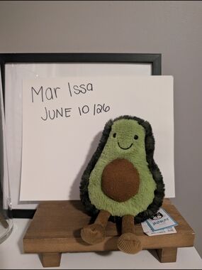 Jellycat Green & Brown Avocado Plush Toy